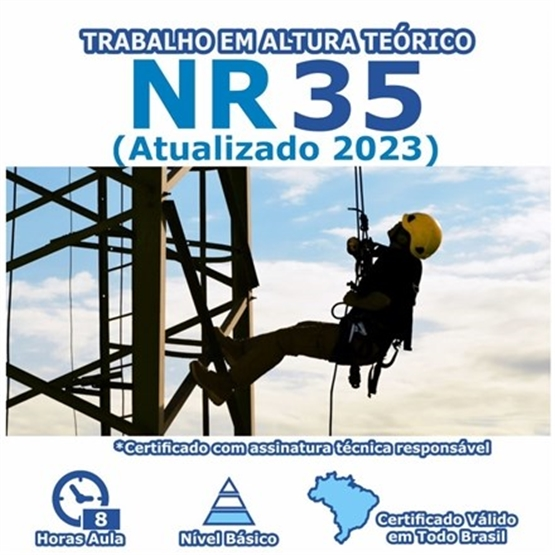 Curso NR 35 - Trabalho em Altura Básico Teórico