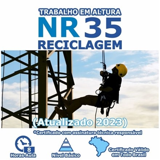 Curso NR 35 Reciclagem - Trabalho em Altura