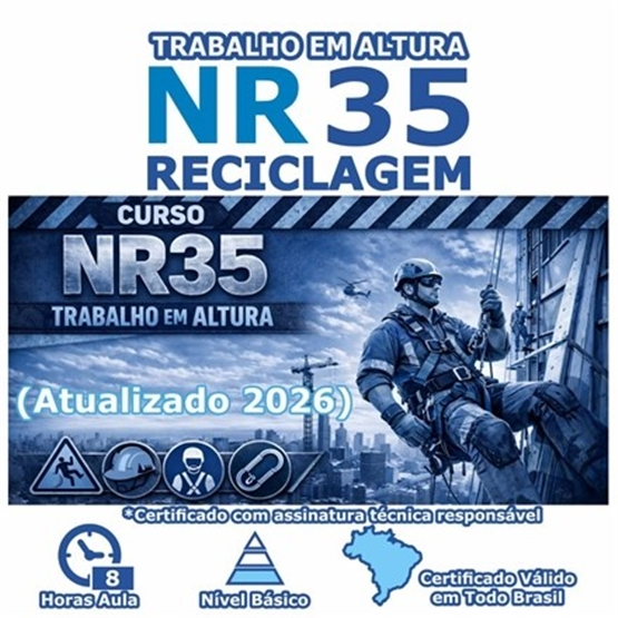 Curso NR 35 Reciclagem - Trabalho em Altura