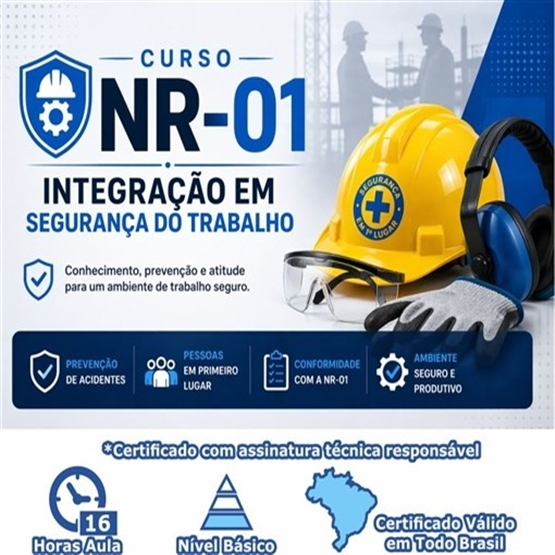 Curso NR 1 - Integração em Segurança do Trabalho