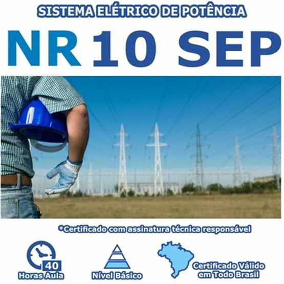 Curso NR 10 SEP –  Sistema Elétrico de Potência