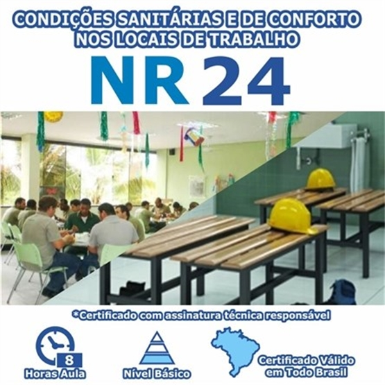 Curso NR 24 - Condições Sanitárias e de Conforto nos Locais de Trabalho Básico