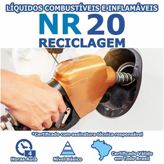 Curso Reciclagem NR 20 - Líquidos Combustíveis e Inflamáveis Básico