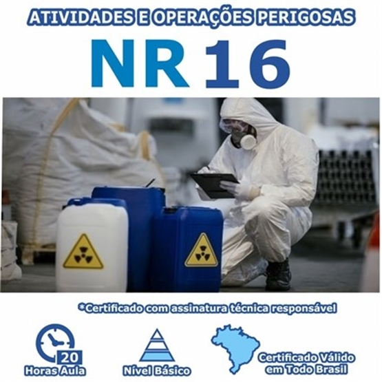 Curso NR 16 - Atividades e Operações Perigosas Básico