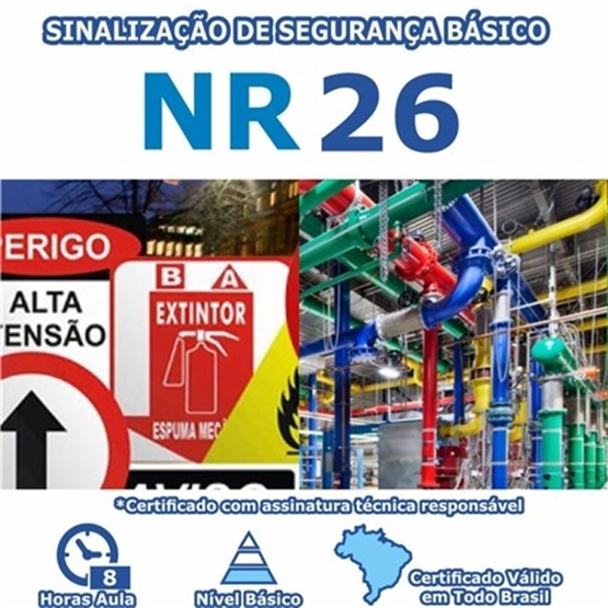 Curso NR 26 – Sinalização de Segurança Básico