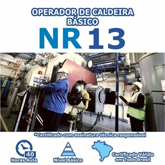 Curso NR 13 - Operador de Caldeira Básico